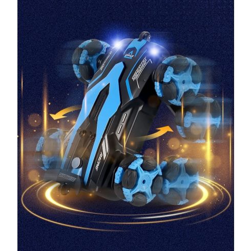 Nyolckerekű Terepjárgány Füstölő, Távirányítós Kaszkadőrautó