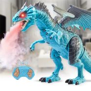   Ködben Sétáló Dinoszaurusz Távirányítós Játék Dínó Élethű Hanghatásokkal