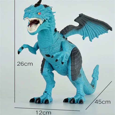 Ködben Sétáló Dinoszaurusz Távirányítós Játék Dínó Élethű Hanghatásokkal