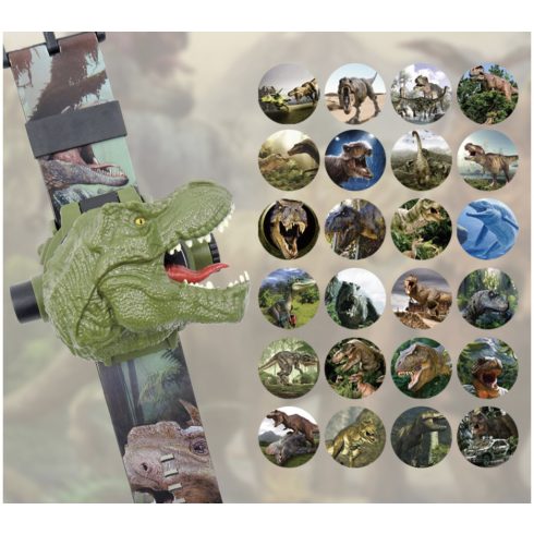 3d Gyerek Projektoros Karóra 20 Motívummal dino
