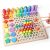 Montessori Gyöngy Mozaik És Horgászós Többfunkciós Clip Beads Fa Fejlesztőjáték