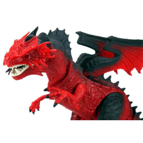 Élethű, Tűzokádó És Lépkedő Távirányítós Játék Sárkány