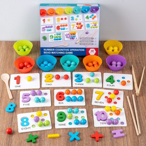 Montessori Matematikai Gyöngyök Játék