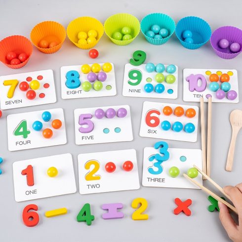 Montessori Matematikai Gyöngyök Játék