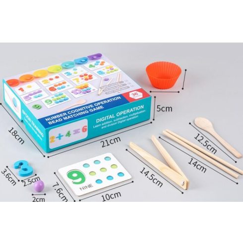 Montessori Matematikai Gyöngyök Játék