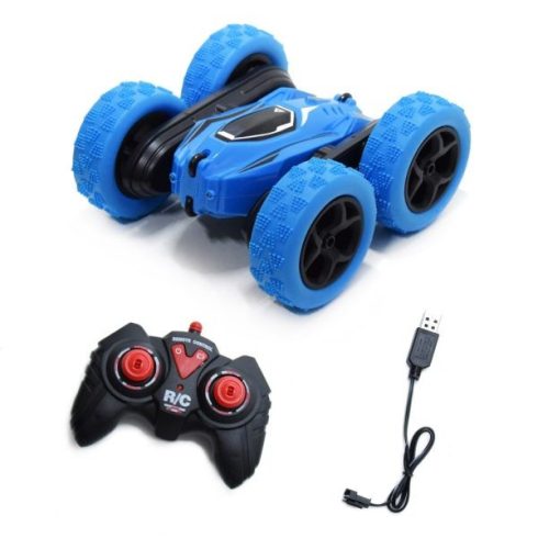 Kétoldalas Rc 2.4g Kaszkadőr Autójáték  360°-ban Pörgő Távirányítós Kaszkadőrautó