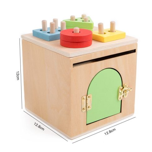 Montessori 6 Az 1-ben Intelligencia Doboz Készségfejlesztő Játék