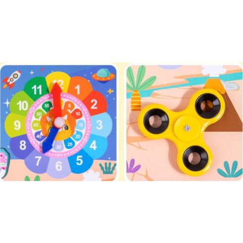 Többfunkciós Fish&count Montessori Oktató Fa Matematikai Játék