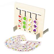   A Montessori Gyümölcsök Színéhez Illő Fa Oktatójáték