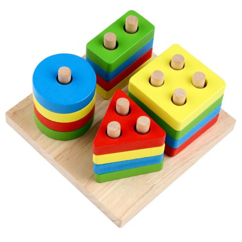 Fából Készült Válogató Puzzle