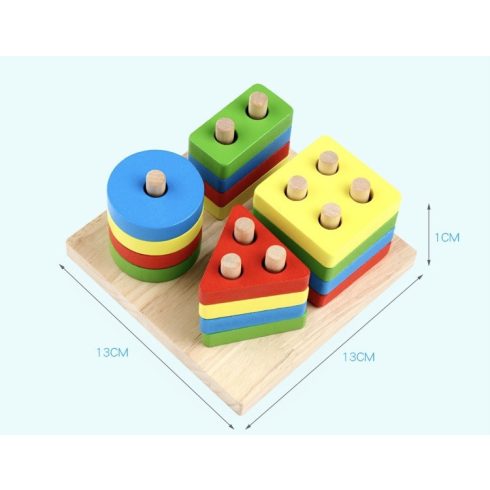 Fából Készült Válogató Puzzle