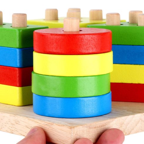 Fából Készült Válogató Puzzle