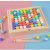 3 Az 1 Montessori Játékok Szivárvány Színű Gyöngyök Oktató Játék Clip Beads