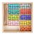 3 Az 1 Montessori Játékok Szivárvány Színű Gyöngyök Oktató Játék Clip Beads