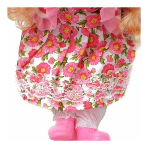 Éneklő Hajas Kati Baba Óriás Szempillával – 52 Cm