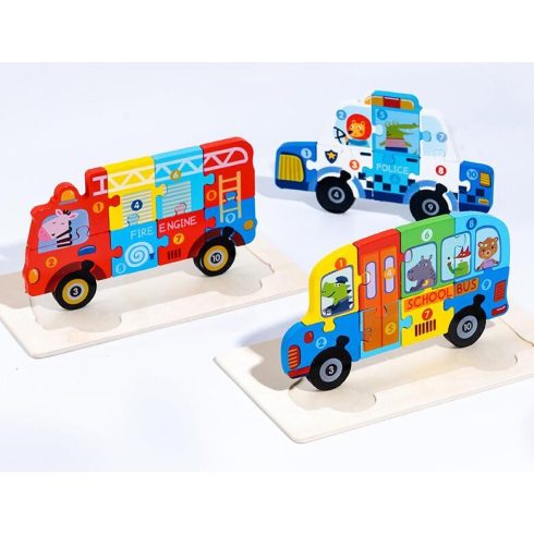Fa Puzzle Kirakó 1db