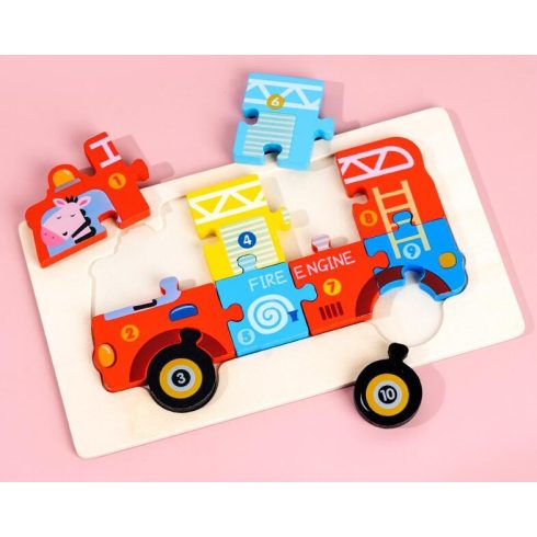 Fa Puzzle Kirakó 1db