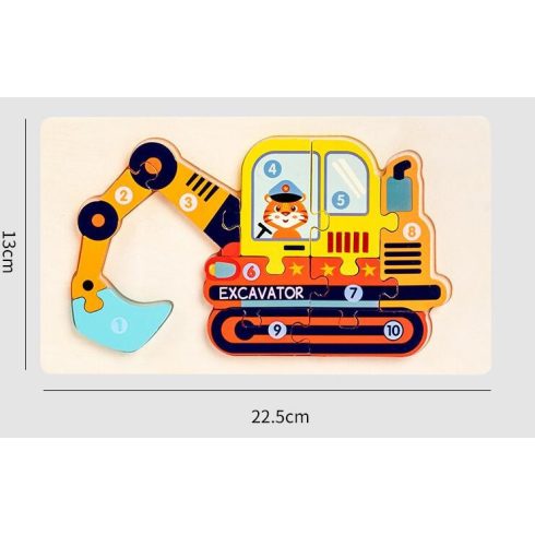 Fa Puzzle Kirakó 1db