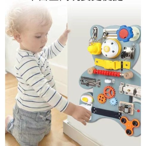 Maci Fa Montessori Készségfejlesztő Kreatív Rejtvény Játék
