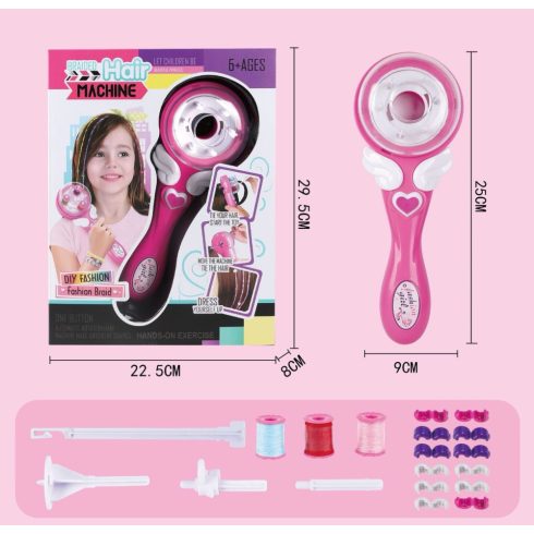Gyöngyös Hajdekoráló, Hajfonó Készlet Gyerekeknek