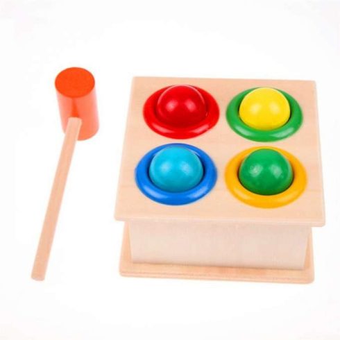 Fa Játékkalapács + Montessori Kalapács