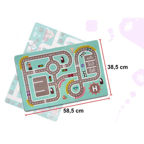 Fa Kockák -város Építőkockák 160db