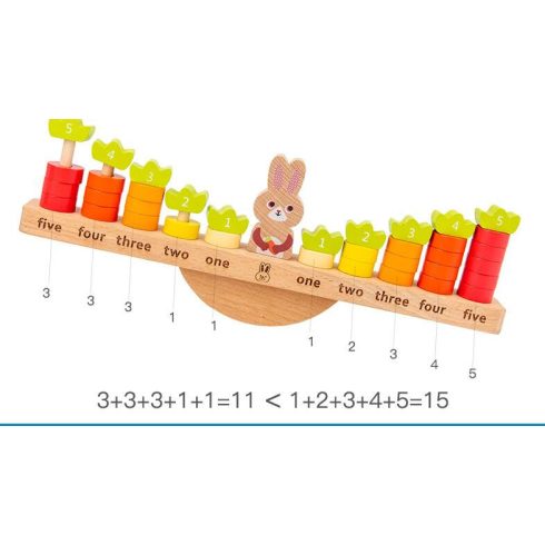 Montessori Oktatási Nyúl Egyensúly Matematikai Játék