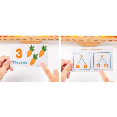 Montessori Oktatási Nyúl Egyensúly Matematikai Játék