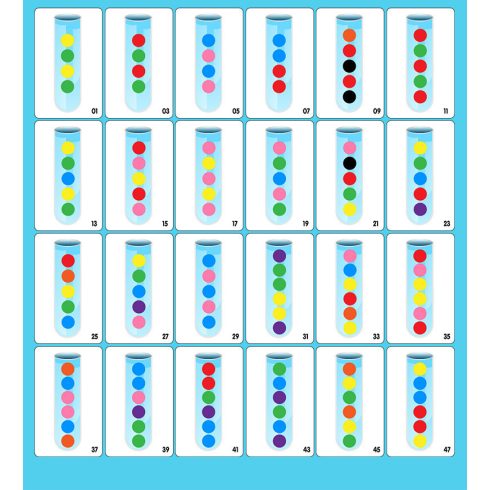 Oktatási Puzzle Színes Montessori Golyókból Csengővel