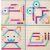 Nagy Montessori Kreative Geotábla Puzzle Fejlesztő Játék
