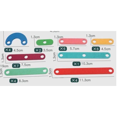 Montessori Geotábla Puzzle Fejlesztő Játék