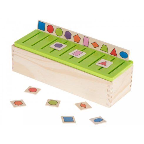 Párosító És Válogató Játék, 88 Fa Darabbal Sorter