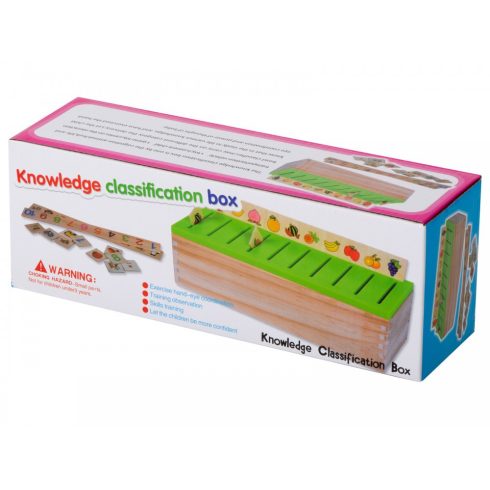 Párosító És Válogató Játék, 88 Fa Darabbal Sorter