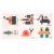 Montessori Színes  Alakú Puzzle 180db