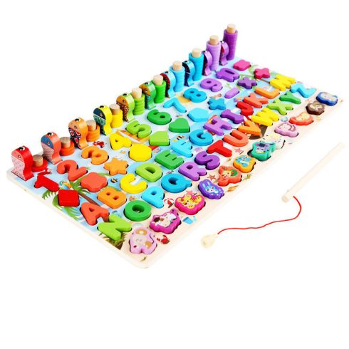 Fish&count Oktató Oktatas Játék Montessori Fa Matematikai Játék A Számok Bűvöletében