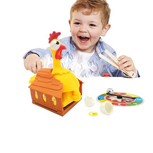 Squawk Chicken Ügyességi társasjáték Csirkekopasztás 