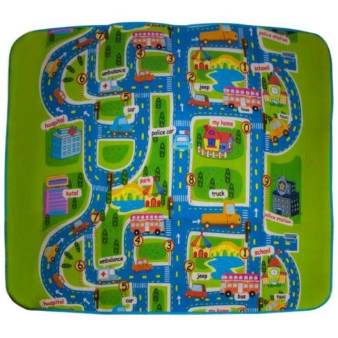 Habszivacs Játszószőnyeg Autópálya Motívummal