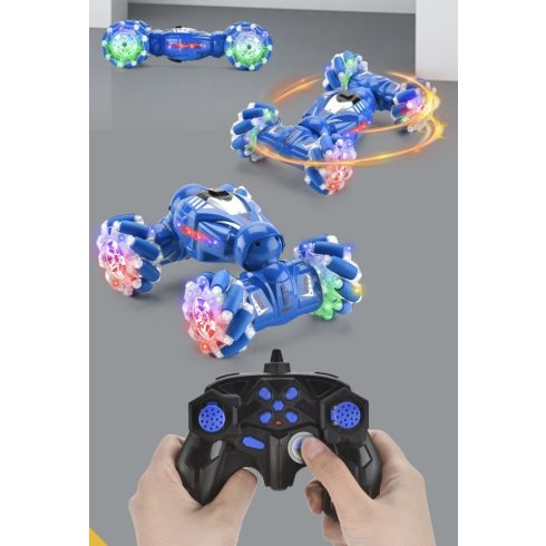 Rc Kaszkadőrautó, 2,4 Ghz-es 4wd + Távirányító 