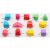 Formakereső Doboz  13db Montessori-kocka Fa Formaválogató Játék Kocka