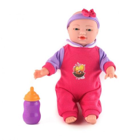 Interaktív Baba – Cumizik, Gügyög, Sír, Mosolyog 