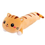 Cicás plüss párna barna 50 cm