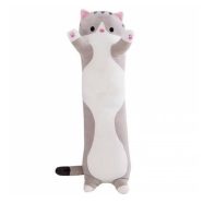 Cicás plüss párna Szürke 50 cm