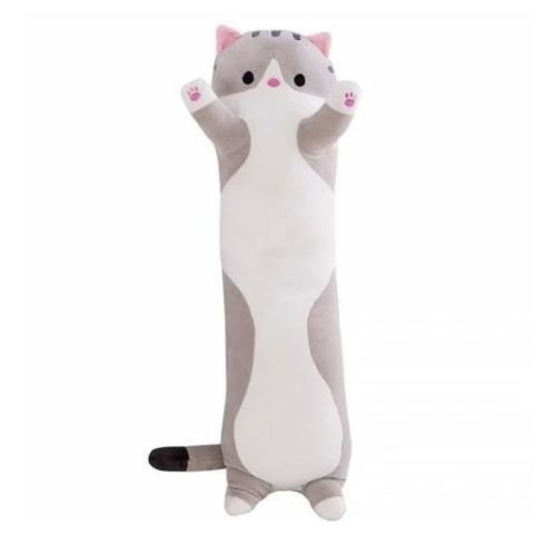 Cicás plüss párna Szürke 50 cm