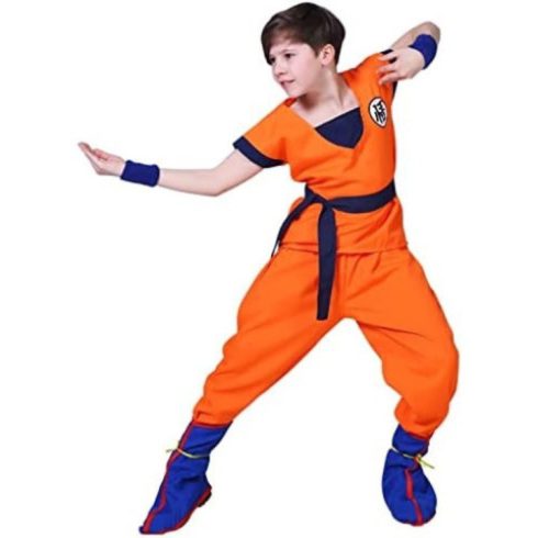 Gyermek anime jelmez szett, Super Saiyan L 120-130CM