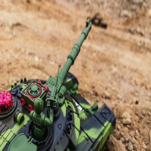 Nagyméretű, Valósághű Távirányítós Akkus Tank Gyerekeknek – Hang-, És Fényhatásokkal