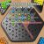 Oktatási logikai háromszög sakk Geometry Chain Chess Interaktív láncgeometriai társasjáték