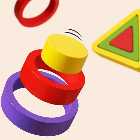 Fa Geometriai Kirakós Játék