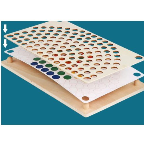 Montessori Gyöngy Játék  Clip Beads Játék