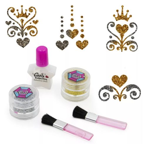 Hajszínező Kréta És Csillámtetoválás Készítő Szett