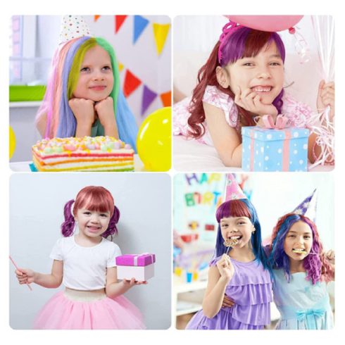 Neon Hajszínező Kréta Készlet, Bármilyen Típusú Hajra 